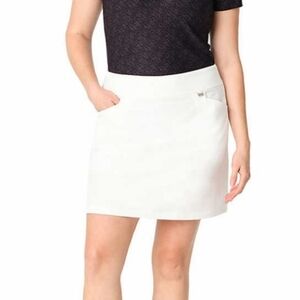 Greg Norman white skort size XXL white stretch waistband golf activewear NWT